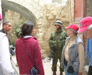 Soldiers and CPT by Sharabati house