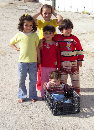 Children playing in the street