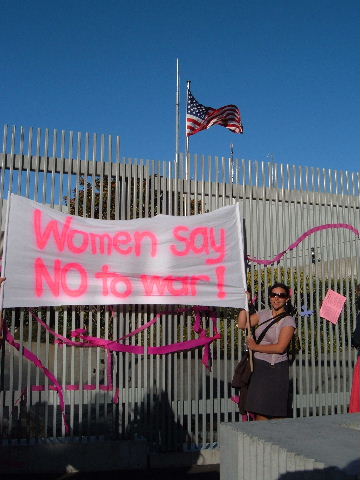 Women Say NO to War, 8 March, in Wellington